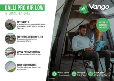 Vango Galli Pro Air Low Awning