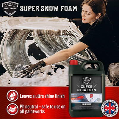 Vanilla 5L Snow Foam & Snow Cannon (Karcher K2-K7) Car Shampoo Wash Detailing Valeting Kit For Cars Vans Super Thick PrWash - 4