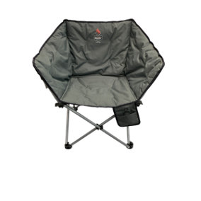 Vanilla Leisure Heated Tub Chair Charcoal with Heated Seat and Back
