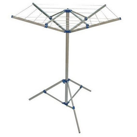 Vanilla Leisure Rotary 4 Arm Free Standing Clothes Towel Airer