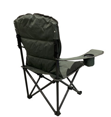 Vanilla Leisure Stromboli Folding Outdoor Heated Camping Chair + 10,000 mAh Power Bank