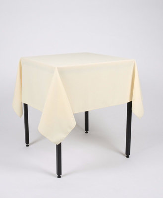 Vanilla Square Tablecloth 137cm x 137cm (54" x 54")
