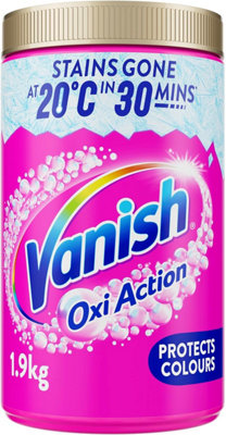 Vanish Gold Oxi Action Stain Remover & Laundry Booster Powder for Colours 1.9 kg