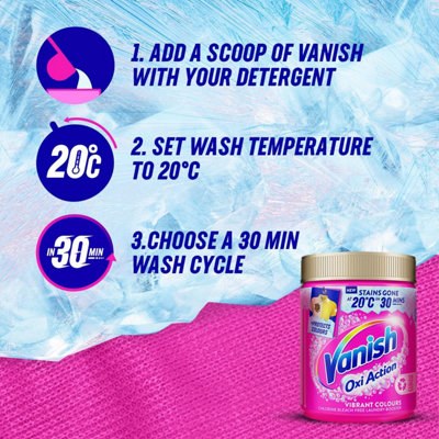 Vanish Gold Oxi Action Stain Remover & Laundry Booster Powder for Colours 1.9 kg