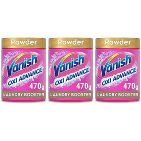 Vanish Oxi Action Powder Fabric Stain Remover Brighten Colour 470g(9895) (Pack of 3)