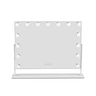 Vanity Hollywood Makeup Mirror with LED Light 3 Colors Modes Touch Control for Room
