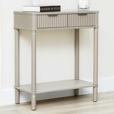 Vanity Living Console Table For Living Room Furniture, 2 Drawers Wooden ...