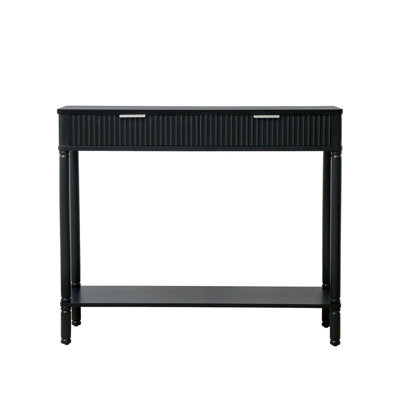 Vanity Living Console Table For Living Room Furniture, 2 Drawers Wooden ...