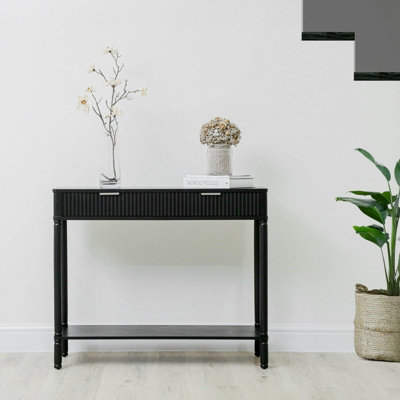 Vanity Living Console Table For Living Room Furniture, 2 Drawers Wooden ...