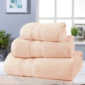 Vantona - Blossom Pink Plain Bath Towel - Soft Towel for Bathroom