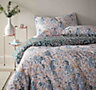 Vantona - Disty Floral Multi Bedding Set - Kingsize Duvet Cover