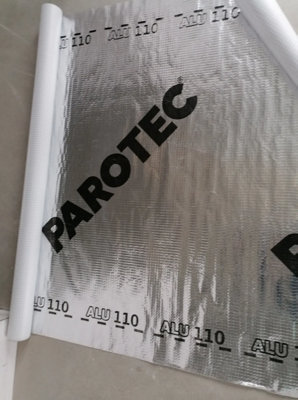 Vapour Barrier Waterproof Thermal Insulation Aluminium Foil Membrane Roof Wall 1.5m roll 110GSM 75m2 - 3