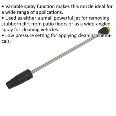 Variable Jet Nozzle Lance - Suitable for ys06419 & ys06420 Pressure Washers