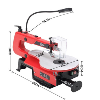 Variable Speed Scroll Saw Blades Saws with LED light for Woodworking