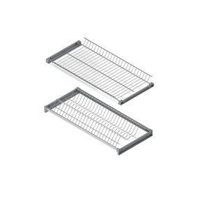 Variant 3 Dish rack and draining system - chrome, 600mm