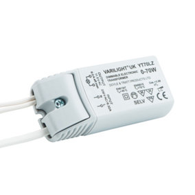 Varilight 0-70VA Dimmable Low Voltage Lighting Driver (with Trailing Leads)