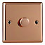Varilight 1-Gang V-Pro Smart Master WiFi Dimmer 1 x 120W LED Polished Copper
