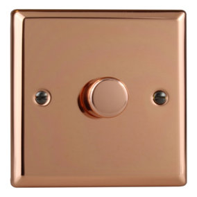 Varilight 1-Gang V-Pro Smart Master WiFi Dimmer 1 x 120W LED Polished Copper