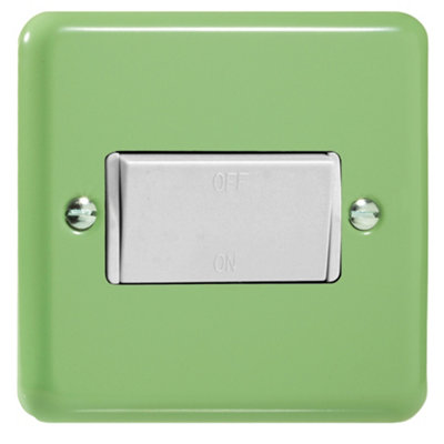 Varilight 10A Fan Isolating Switch (3 Pole) Beryl Green