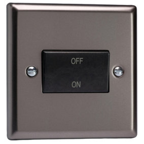 Varilight 10A Fan Isolating Switch (3 Pole) Pewter