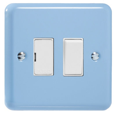 Varilight 13A Switched Fused Spur Duck Egg Blue