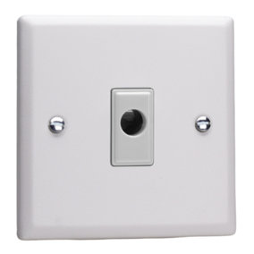 Varilight 16A Flex Outlet Plate Chalk White