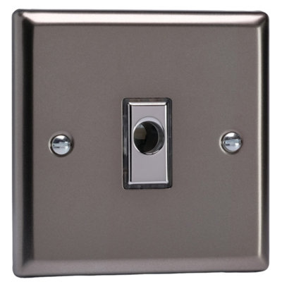 Varilight Presa 16A Con Piastra | Nero Opaco | Viti Incluse | Design Elegante Per Interni - 2