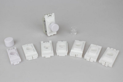 Varilight 2-Way Dimmer for Multiple HF Ballasts/LED Drivers requiring 1-10V DC Input White GFP1M1W.MG