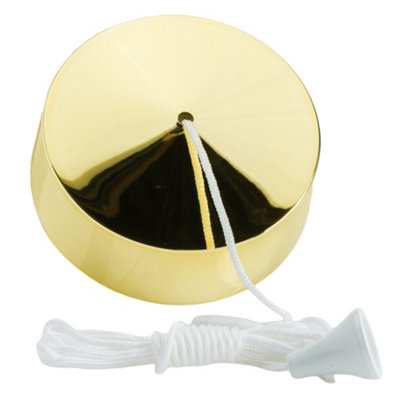 Varilight 6A Pull Switch Brass Effect Brass Effect