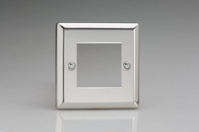 Varilight Data Grid Face Plate For 2 Data Module Widths Mirror Chrome XCG2 Price Comparisons | Compare The Build