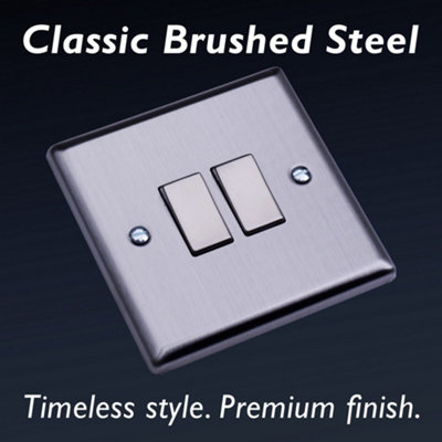 Varilight Double Rocker Light Switch 2-Way & Intermediate - Classic ...