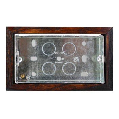Varilight Double Wall Box Dark Oak