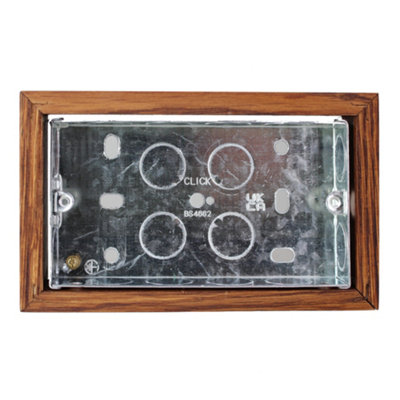 Varilight Double Wall Box  Medium Oak