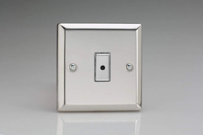 Varilight Eclique 2 1-Gang 1-Way Remote/Tactile Touch Control Master LED Dimmer 1 x 0-100W (Max 10 LEDs) Mirror Chrome JCE101 Price Comparisons | Compare The Build