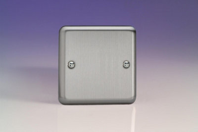 Varilight Grey Single Blank Plate