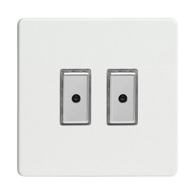 Varilight JDQE102S Dimmer Switch Premium White 2-Gang Price Comparisons | Compare The Build