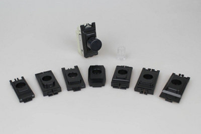 Varilight M/GRID DIMMER 100W 2W BK  2-Way Push-On/Off Rotary LED Dimmer 0-120W (1-10 LEDs)