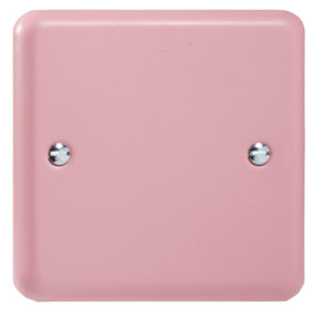 Varilight Single Blank Plate Rose Pink