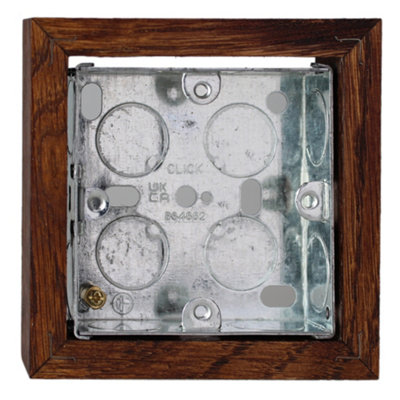 Varilight Single Wall Box  Medium Oak