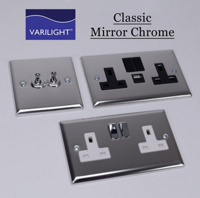 Varilight Triple V-Pro Multi-Point LED Dimmer 3 x 0-100W - Chrome With ...