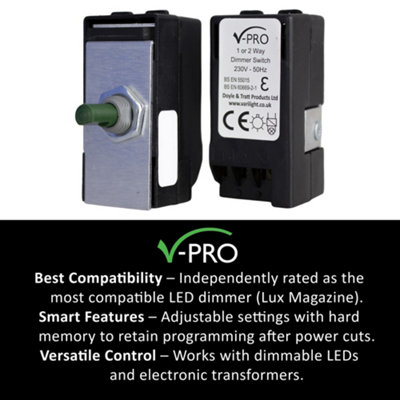Varilight V-Pro 2-Way Dimmer 0-120W - Replacement Module , MJP120