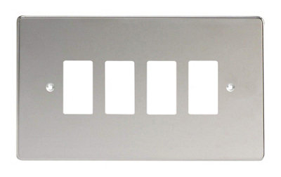 Varilight XDCPG4-P Power Grid 4 Grid Spaces Polished Chrome