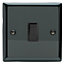 Varilight XI1B Rocker Switches 1-Gang Iridium Black Black,91x91x25mm
