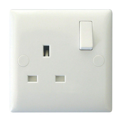 Varilight XO4W 13A Switched Socket 1-Gang