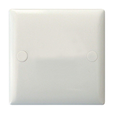 Varilight XOSB Value Polar White 1-Gang Single Blank Plate