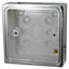 Varilight YBSC Chrome Effect Moulded Surface Pattress Box 1 Gang
