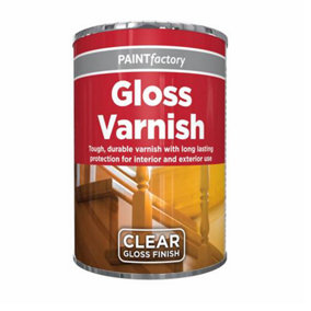 Varnish Gloss Paint 300ml (Tin) - Pack of 4