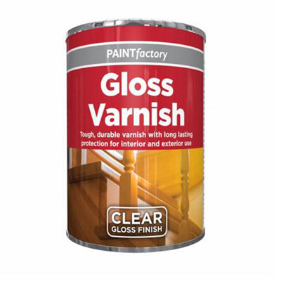 Varnish Gloss Paint 300ml (Tin) DIY at B&Q