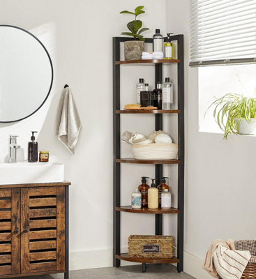 Corner storage outlet for living room