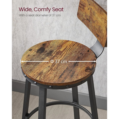 Tall kitchen best sale stool with wheels